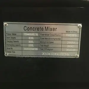 Concrete Mixer 400L