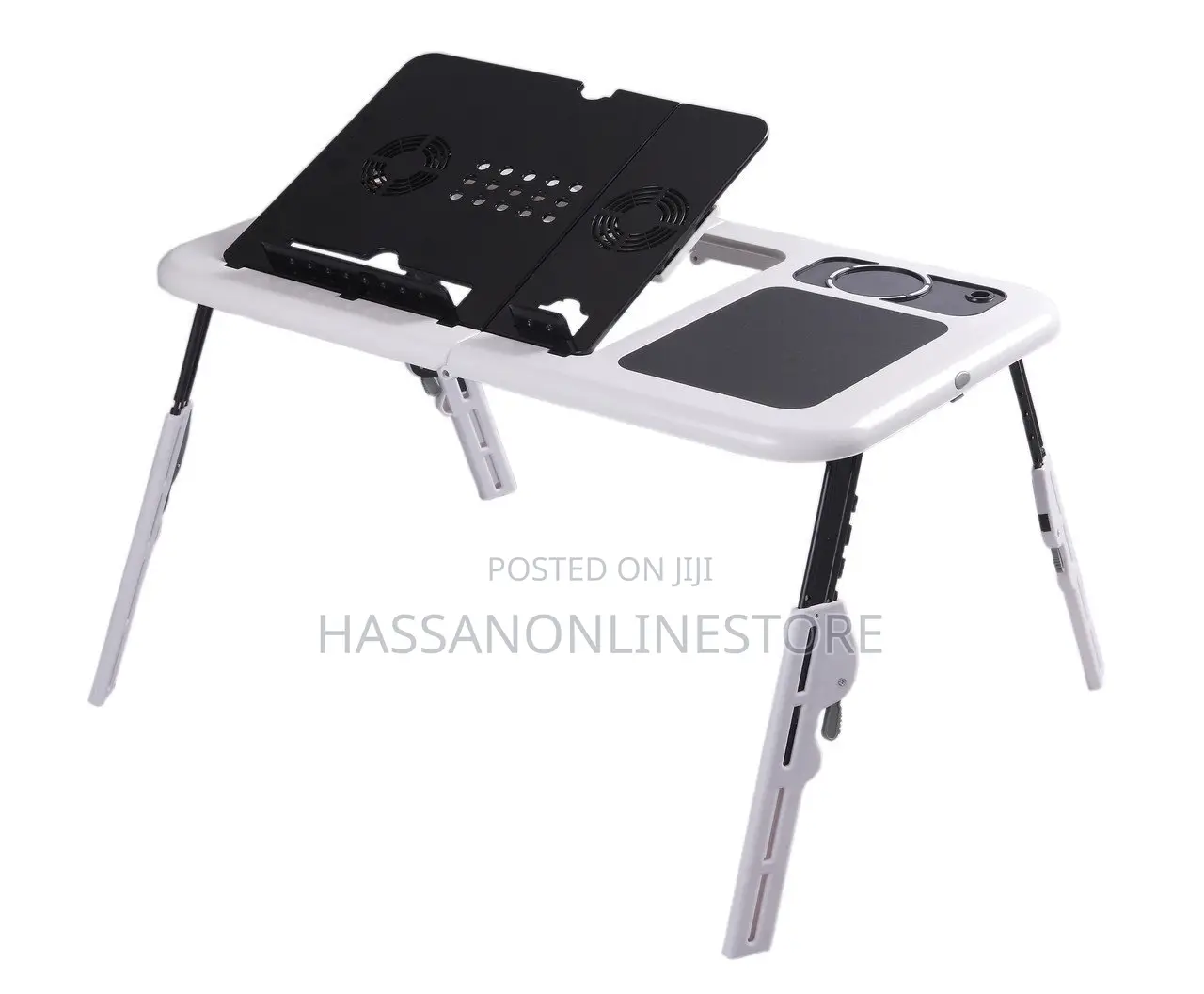 Smart Desk - Foldable Laptop Table With USB Cooling Fans
