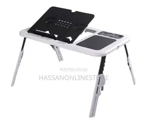 Smart Desk - Foldable Laptop Table With USB Cooling Fans