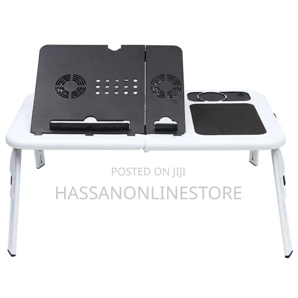 Smart Desk - Foldable Laptop Table With USB Cooling Fans
