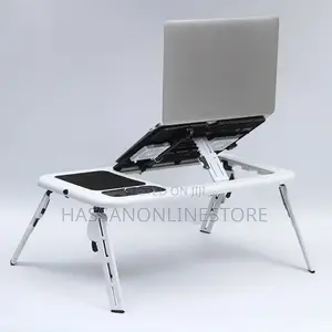 Smart Desk - Foldable Laptop Table With USB Cooling Fans