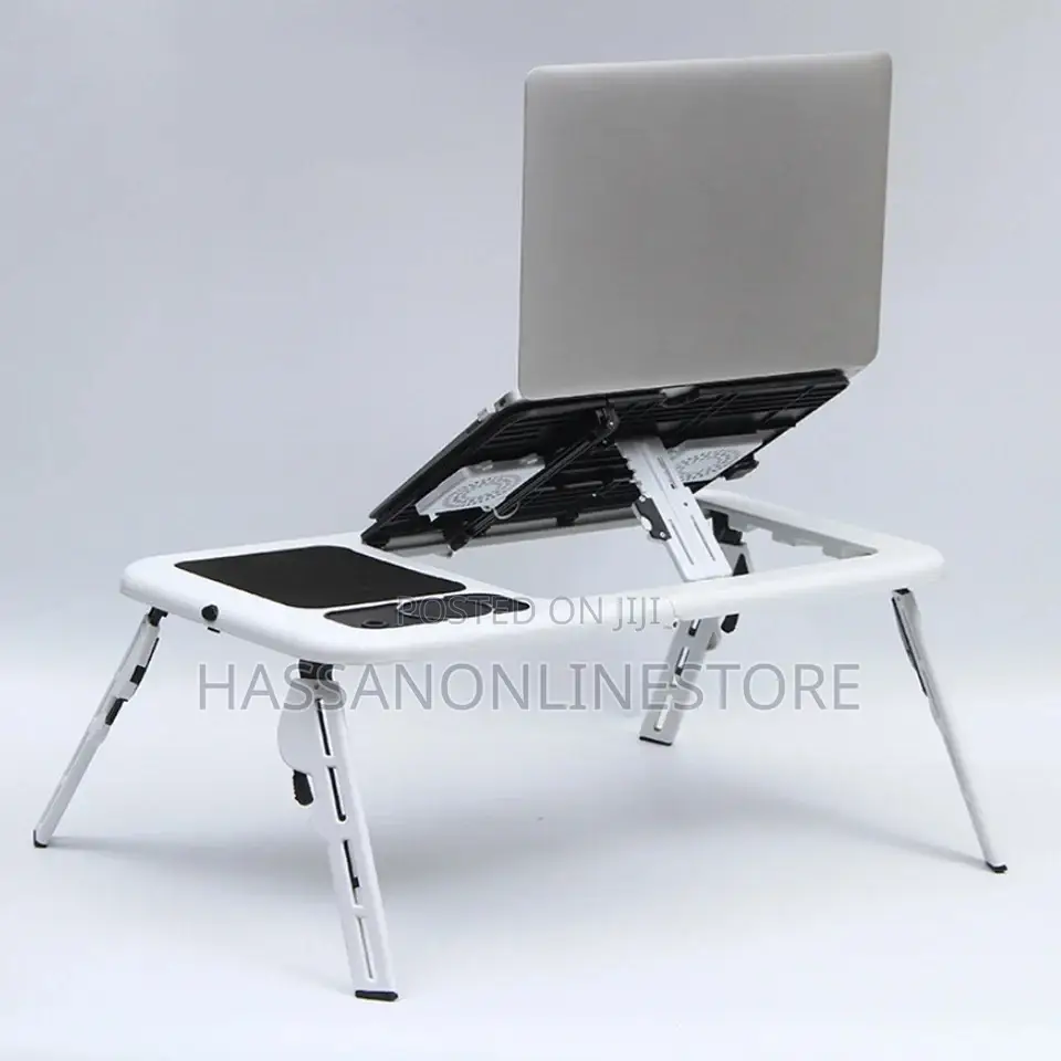 Smart Desk - Foldable Laptop Table With USB Cooling Fans