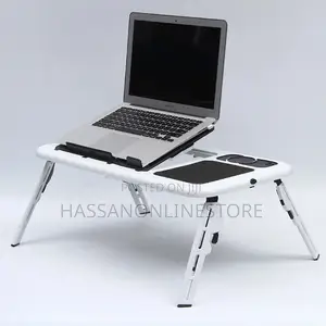 Smart Desk - Foldable Laptop Table With USB Cooling Fans
