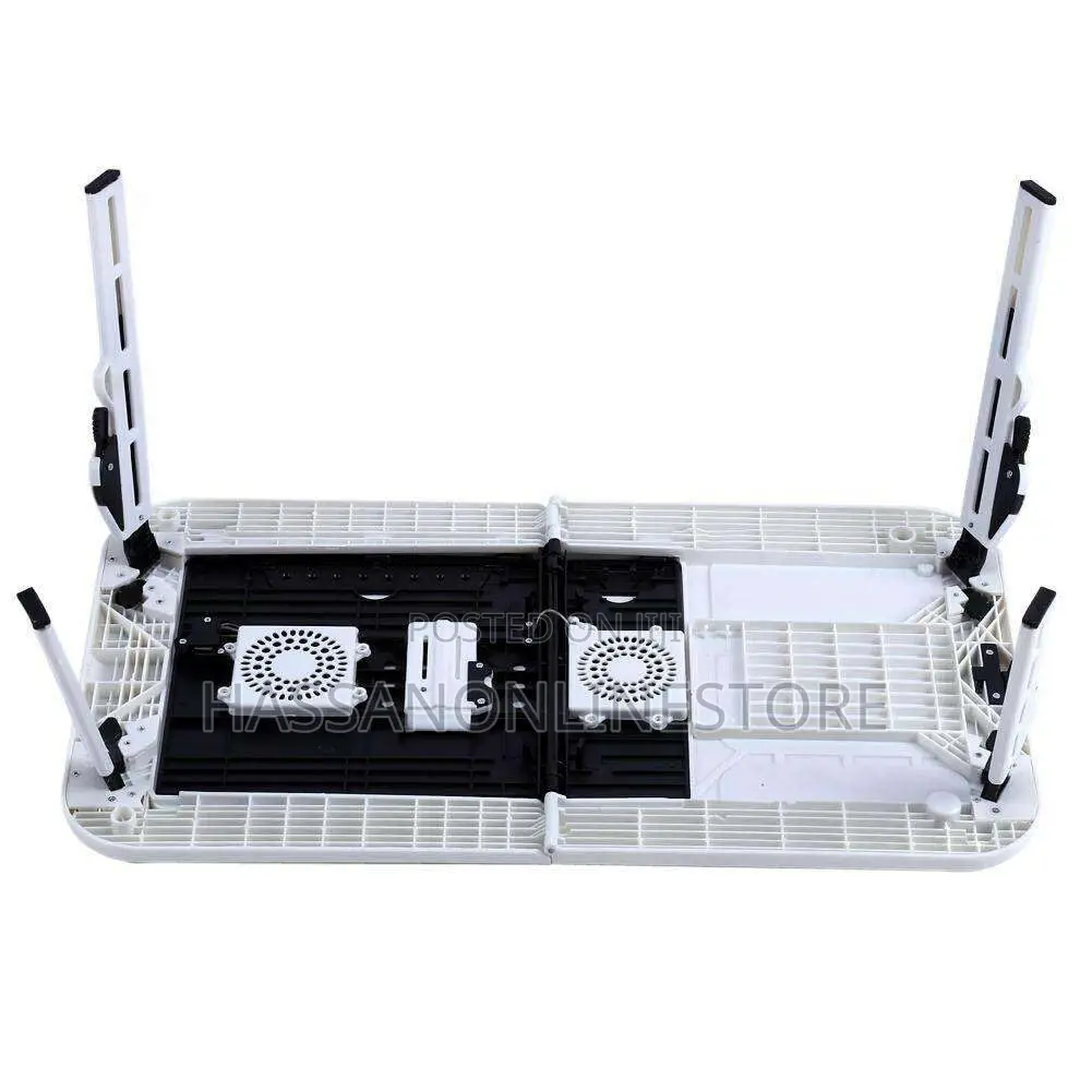 Smart Desk - Foldable Laptop Table With USB Cooling Fans