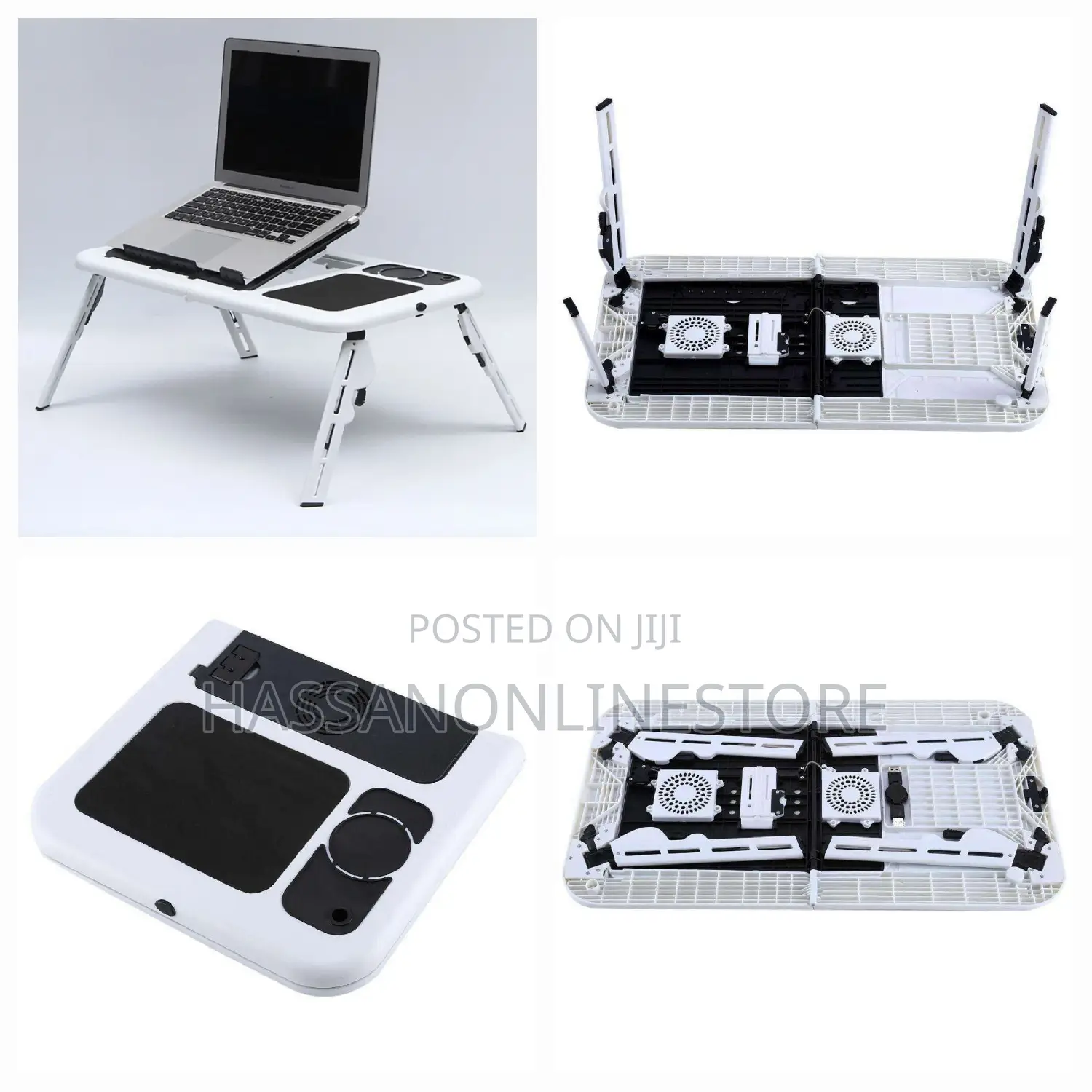 Smart Desk - Foldable Laptop Table With USB Cooling Fans