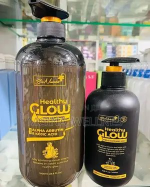 Set of Health Grow Pro-Lightening Shower Gel and Body Milk