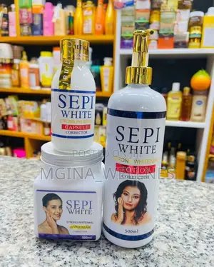 Sepi Strong Whitening Set (Vidonge/Capsule,Serum,Lotion)