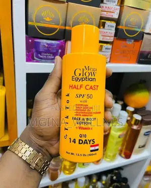 Mega Grow Egyptian Face Body Lotion 14days to Be White
