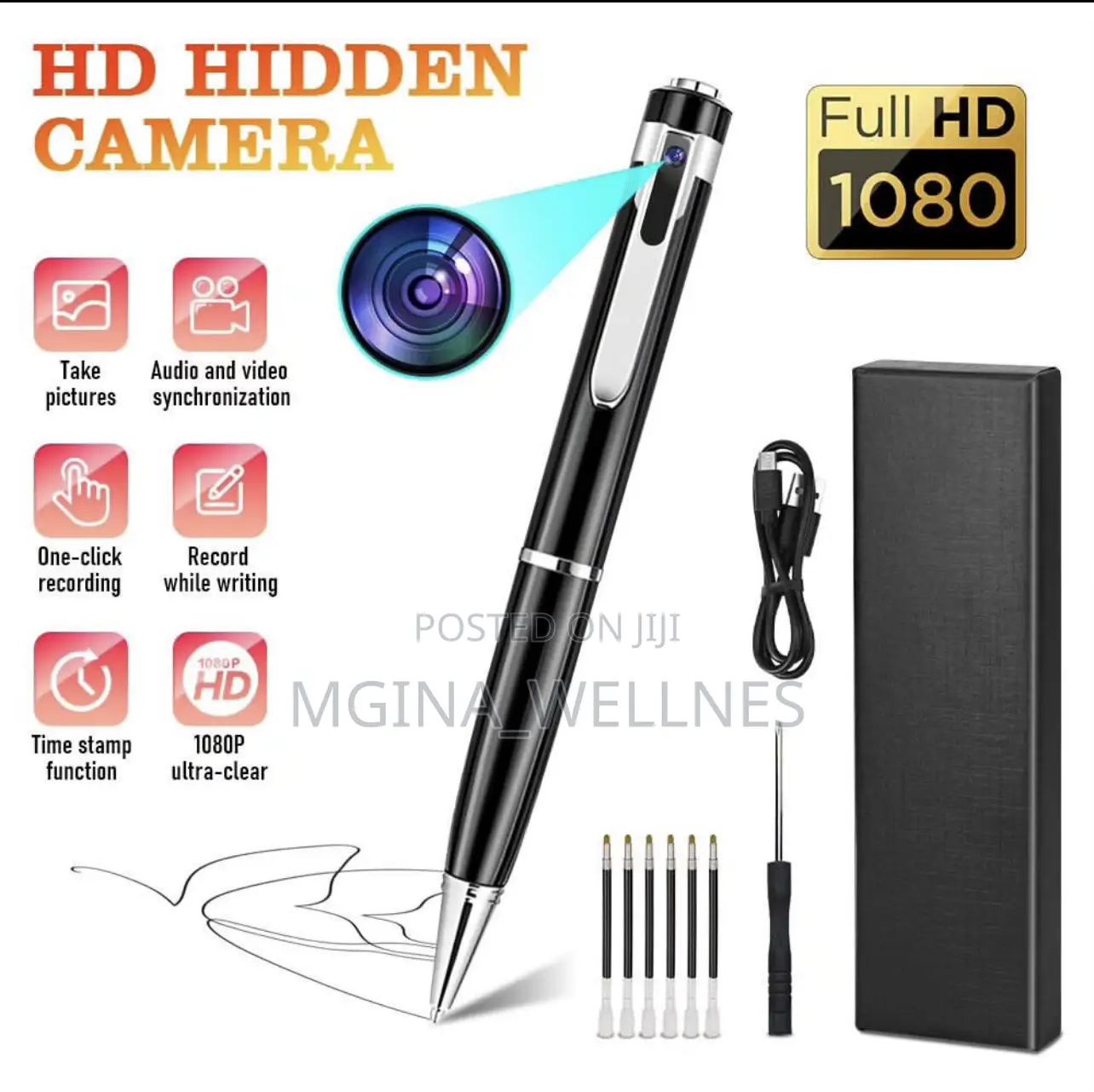 High Quality Resolution Spy Pen Hidden Camera