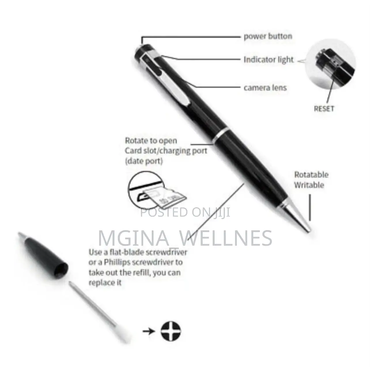 High Quality Resolution Spy Pen Hidden Camera