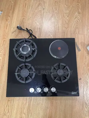Digiwave 3 Gas + 1 Electric Hotplate Built-in Gas Cooker