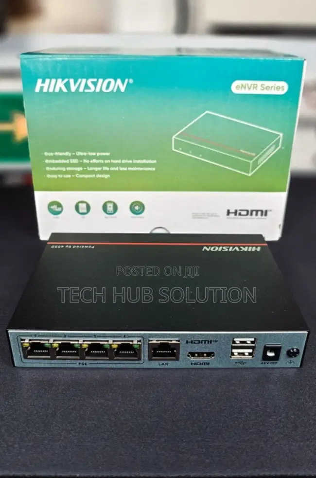 4 Channel Hikvision Envr With 1 TB SSD