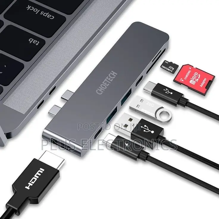  Type-C 7 in 1 Docking Station Support