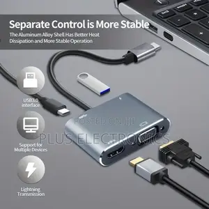  Type-C 4 in 1 Docking Station