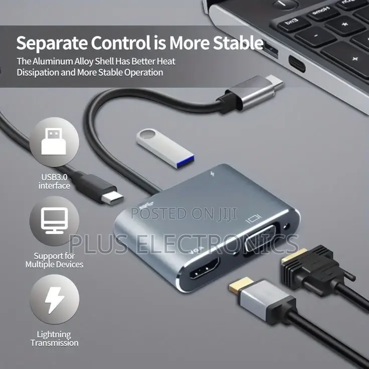  Type-C 4 in 1 Docking Station