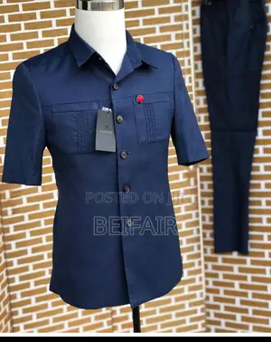 Kaunda Suti Za Kiume | Mikono Mifupi | Short Sleeves