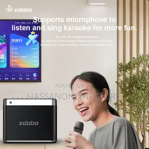 XDOBO TUNER Portable Bluetooth Karaoke Speaker With 2 Mics