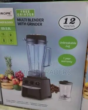2.5L Multi Blender With Grinder (Unbreakable Jar)