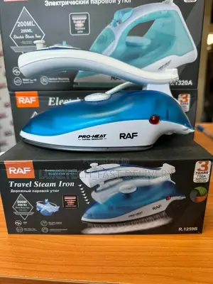 Raf Travel Steam Iron Non-Stick Coated Foldable High Quality