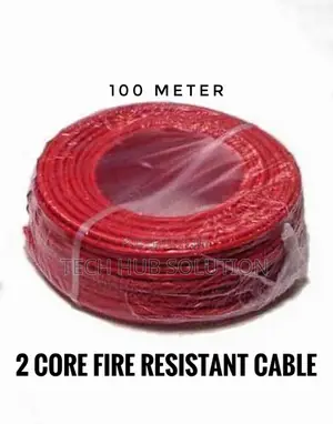2 Core 100m Fire Resistant Cable 1.0mm2