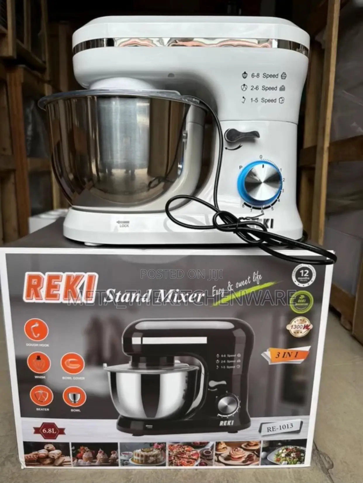 Reki Stand Mixer 3in1 6l