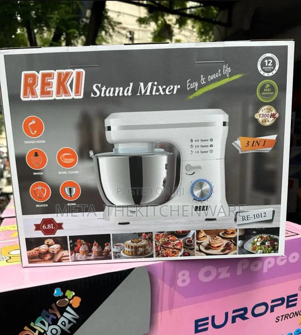 Reki Stand Mixer 3in1 6l