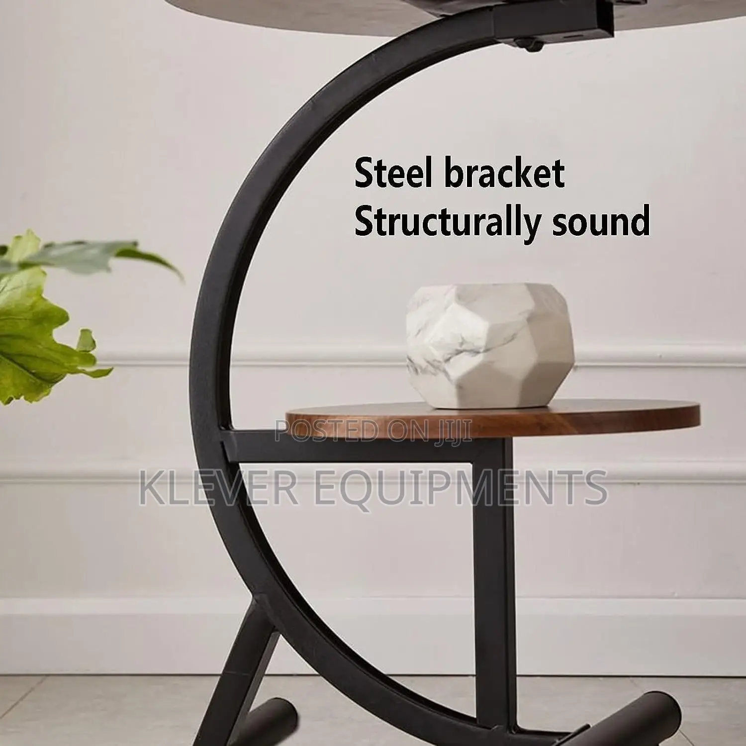 Modern Round Sofa Side Table With Wheels