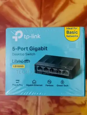 5 Port Tp-Link Switch With Gigabit