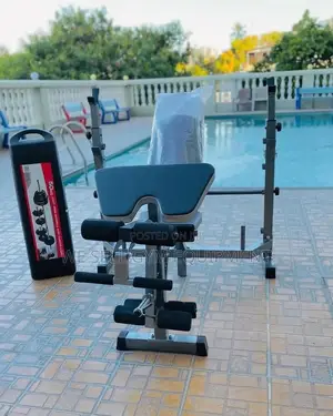 Weight Bench With 50kg Dumbbell Set