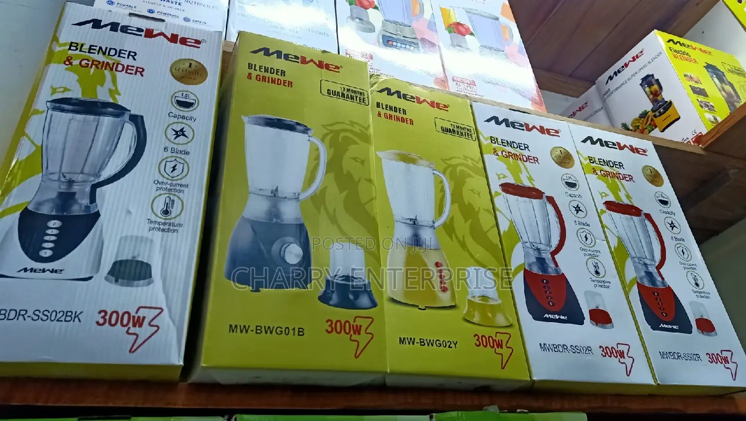 MEWE Blender Grinder 300W 1.5L