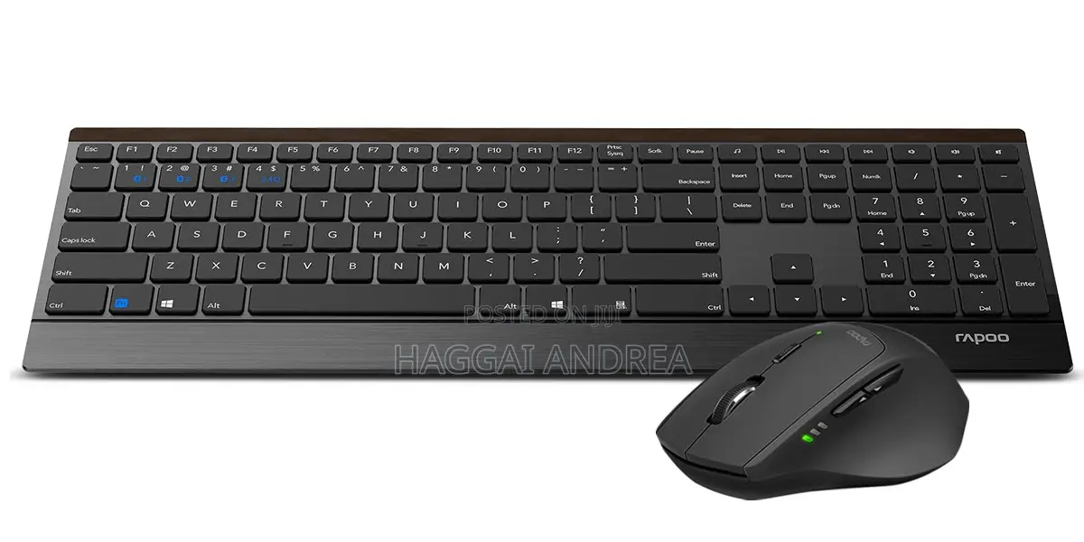 Rapoo Multi-Mode Wireless Keyboard Mouse 9500m