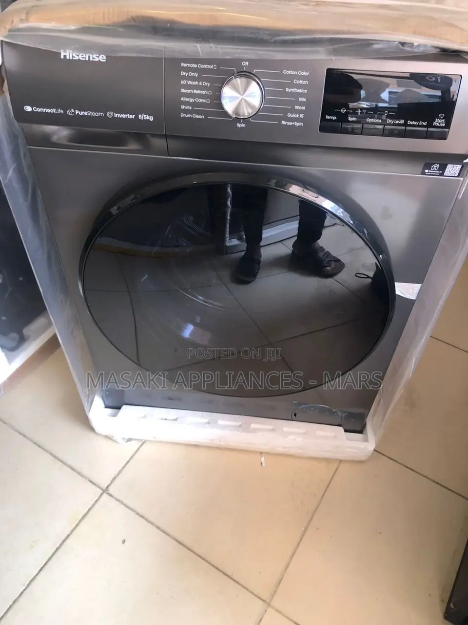 New Hisense Washingmachine 8/5kg Washer Dryer | Wd3q8043bt
