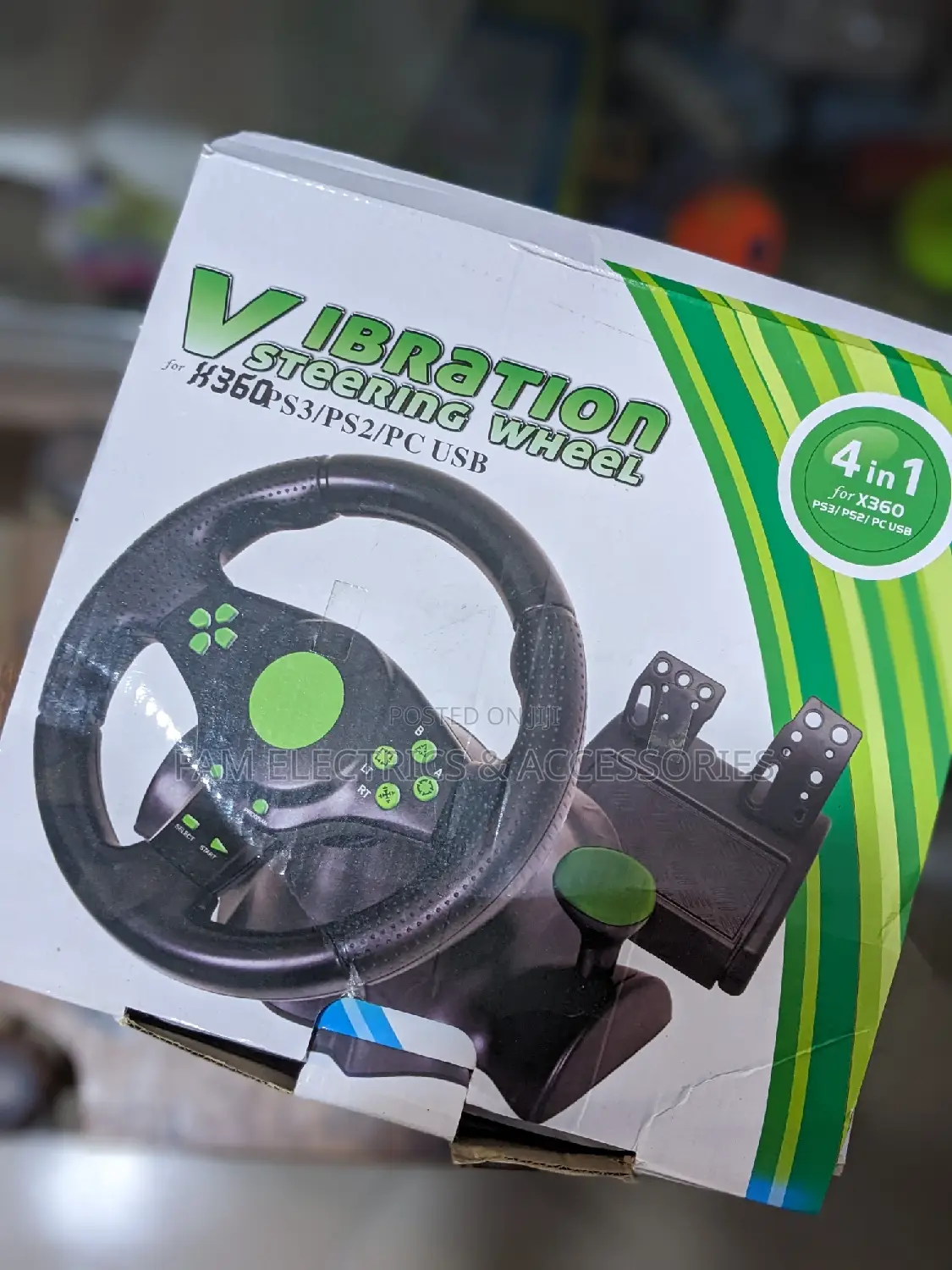 Vibrating Steering Wheel Console