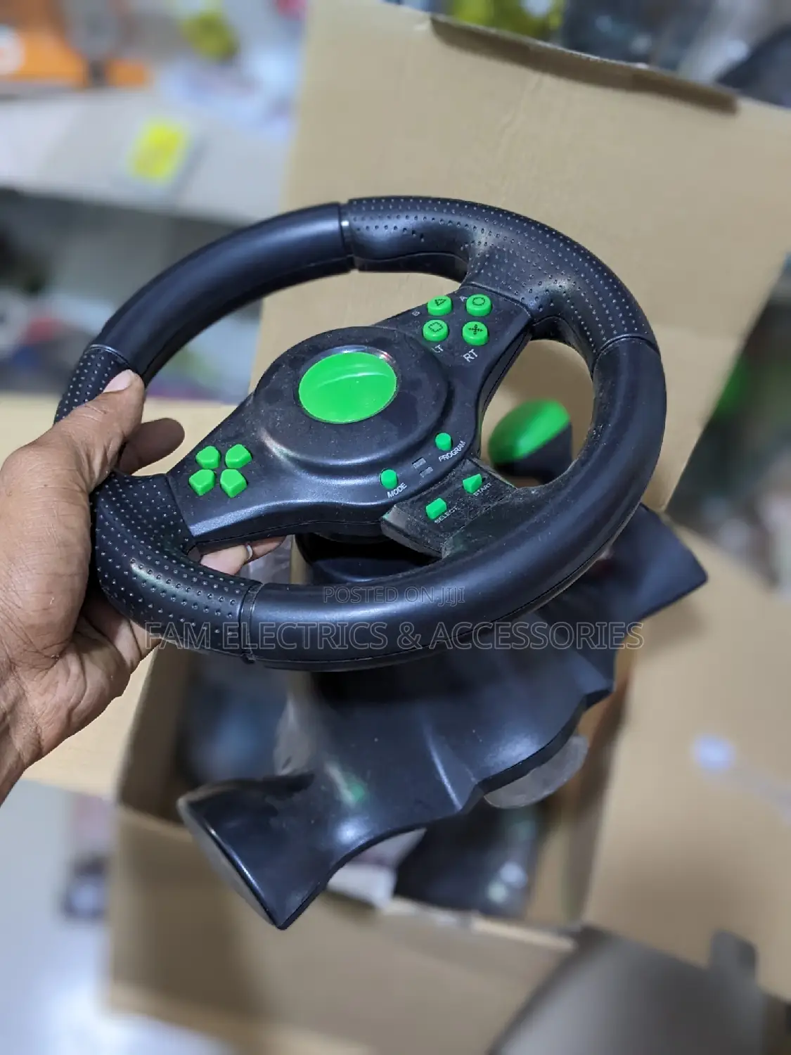 Vibrating Steering Wheel Console