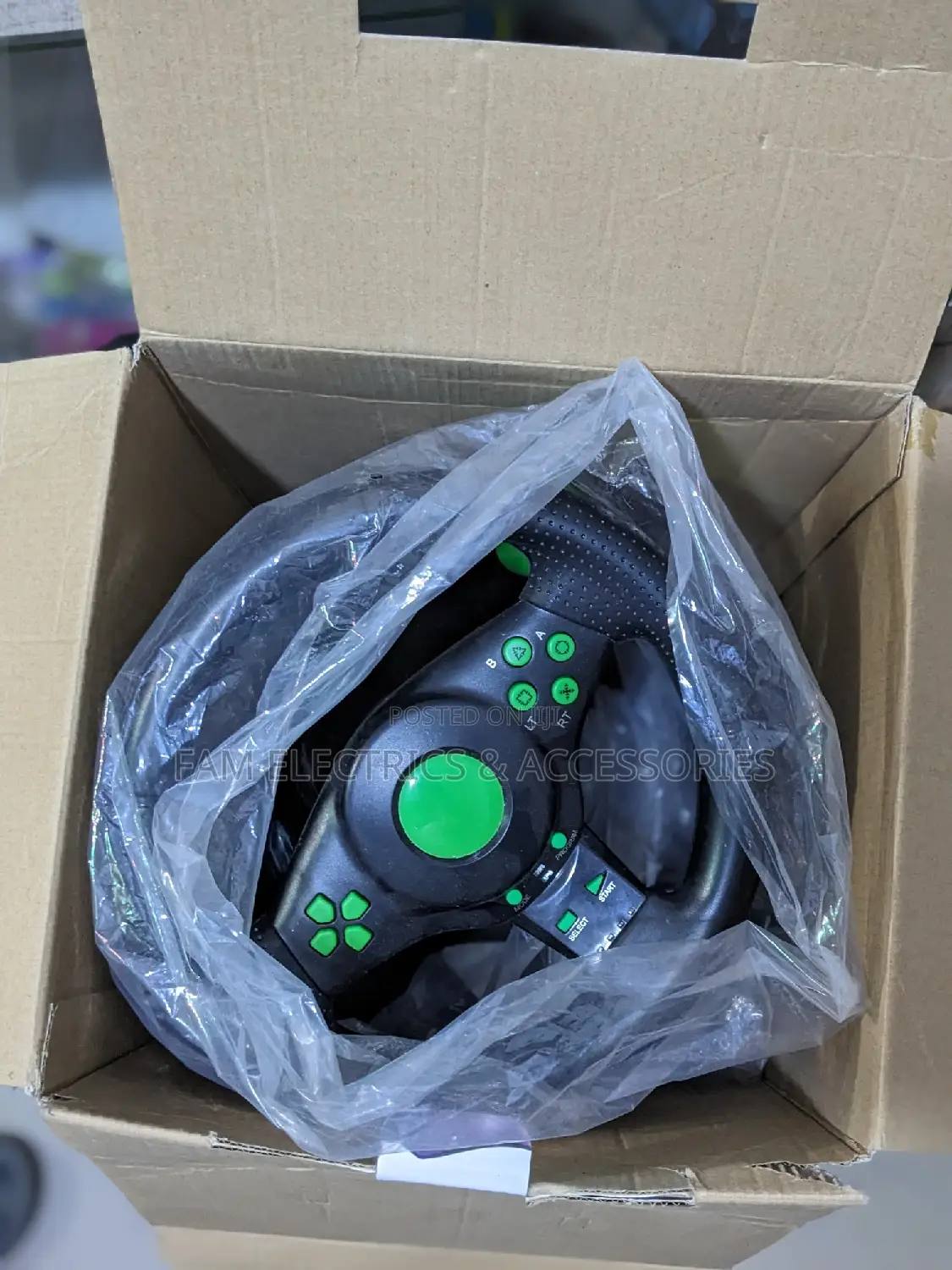 Vibrating Steering Wheel Console