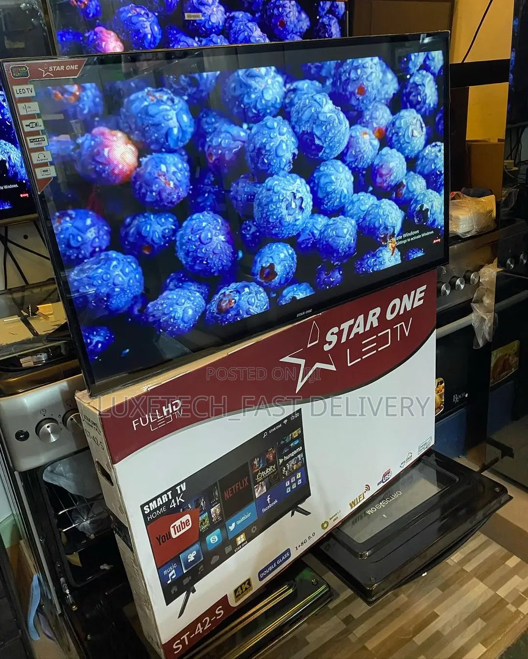 Star One 42 Inches Smart Android TV Full HD Resolution