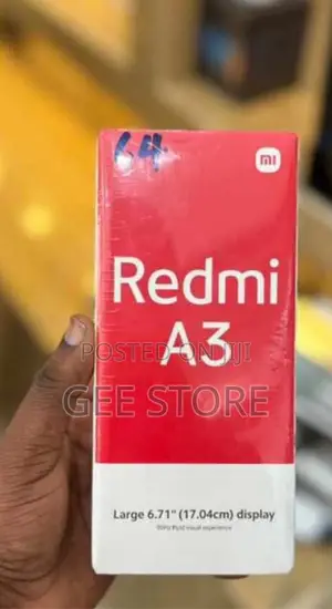 New Xiaomi Redmi A3 64 GB Black