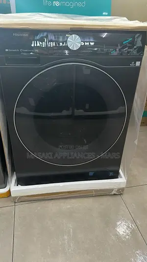 New Hisense Wf5s1245bb Series 12kgs Washing Machine Smart With Wifi ,
