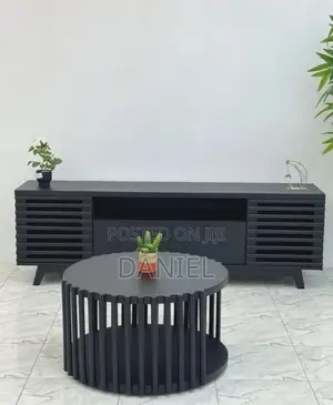 Coffee Table Na Showcase Yake Combined Black