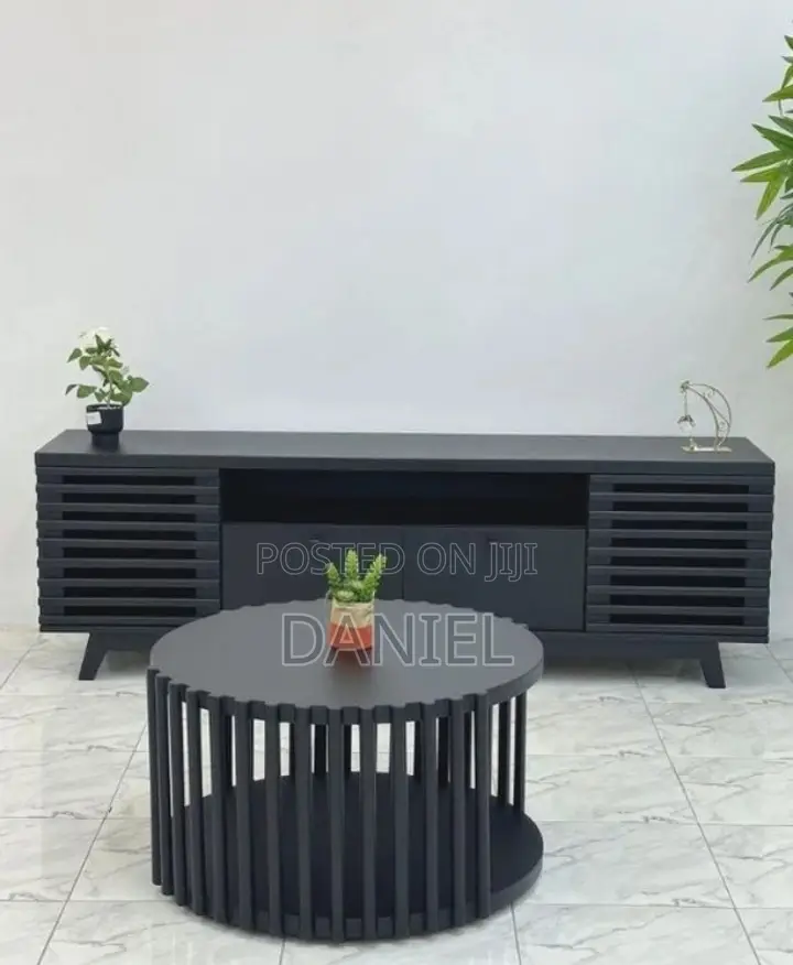 Coffee Table Na Showcase Yake Combined Black