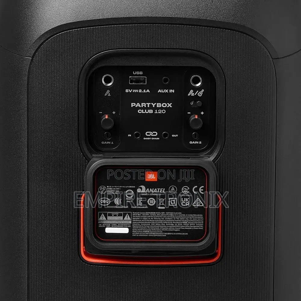 JBL Partybox Club 120 160W Wireless Party Speaker (Black)