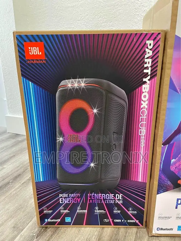 JBL Partybox Club 120 160W Wireless Party Speaker (Black)
