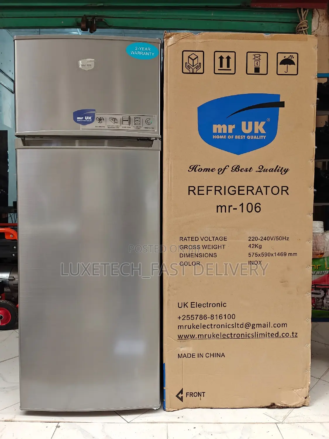 Mr Uk Refrigerator 212l Double Door