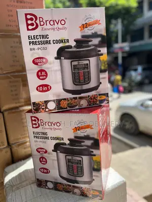 Bravo Pressure Cooker 6.8L 1000W 10 in 1 Multi Cooker