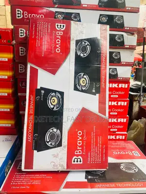 Bravo Gas Stove 2 Burners | Gas Cooker 2 Plates |Jiko La Gas