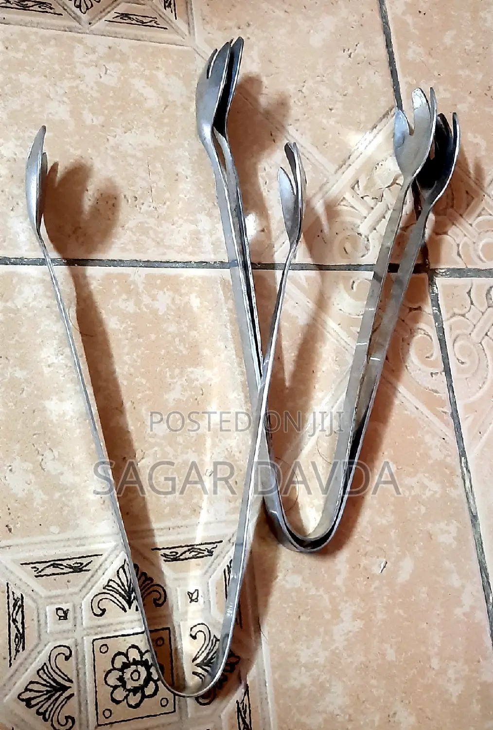 Stainless Steel Claw Ice Tong