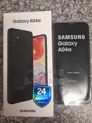 New Samsung Galaxy A04e 64 GB Black