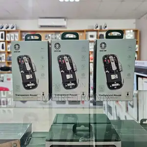 Green Lion Transparent Wireless Mouse