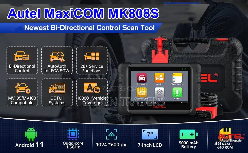 Autel Mk808s(Diagnosis Machine for All Cars)