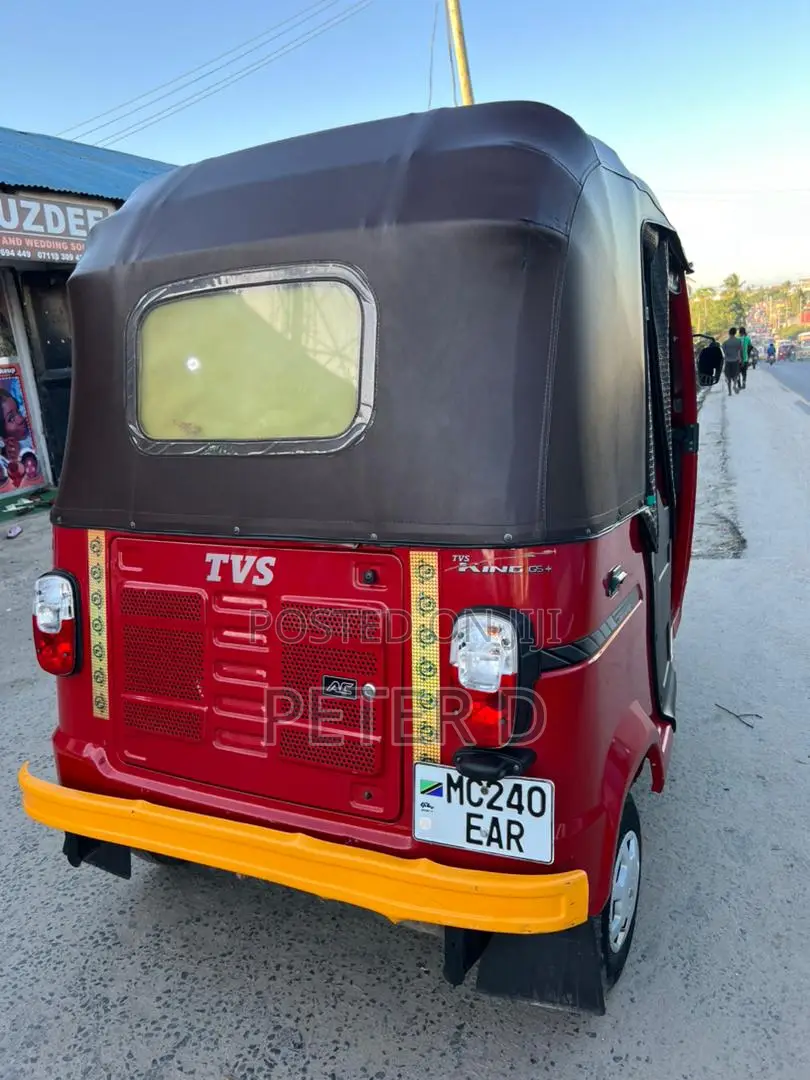 TVS King Deluxe Plus iTouch Start 2024 Red